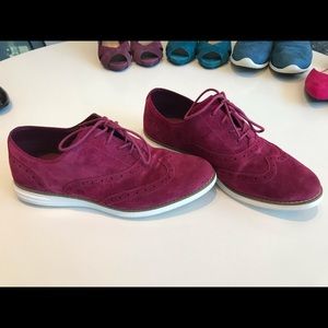Cole Haan Grand.ØS Oxford waterproof suede shoes
